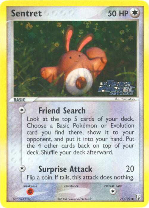 Sentret (75/109) (Stamped) [EX: Team Rocket Returns] | Fandemonia Ltd