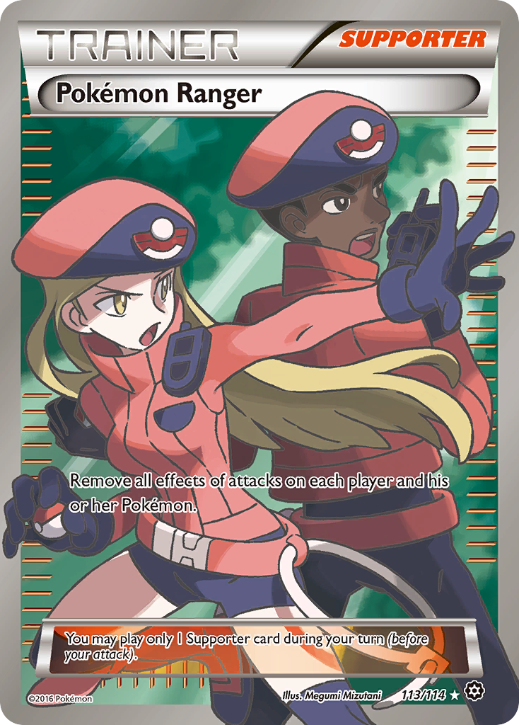 Pokemon Ranger (113/114) [XY: Steam Siege] | Fandemonia Ltd