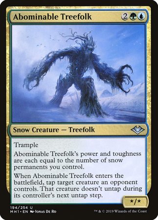 Abominable Treefolk [Modern Horizons] | Fandemonia Ltd
