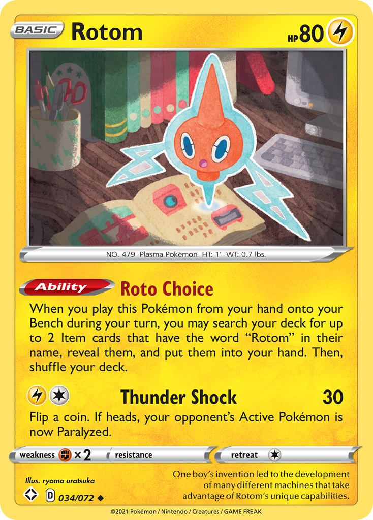 Rotom (034/072) [Sword & Shield: Shining Fates] | Fandemonia Ltd