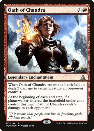 Oath of Chandra [Oath of the Gatewatch Promos] | Fandemonia Ltd