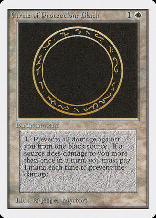 Circle of Protection: Black [Unlimited Edition] | Fandemonia Ltd