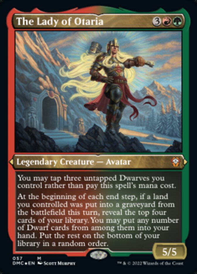 The Lady of Otaria (Foil Etched) [Dominaria United Commander] | Fandemonia Ltd