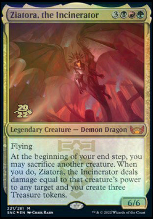 Ziatora, the Incinerator [Streets of New Capenna Prerelease Promos] | Fandemonia Ltd