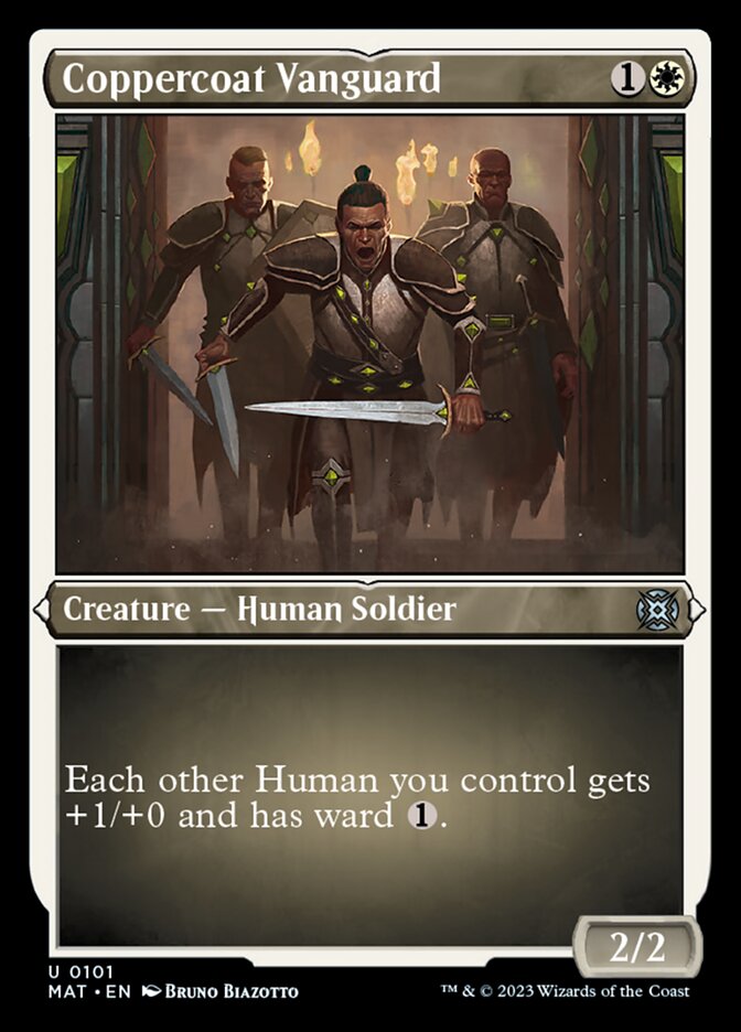 Coppercoat Vanguard (Foil Etched) [March of the Machine: The Aftermath] | Fandemonia Ltd