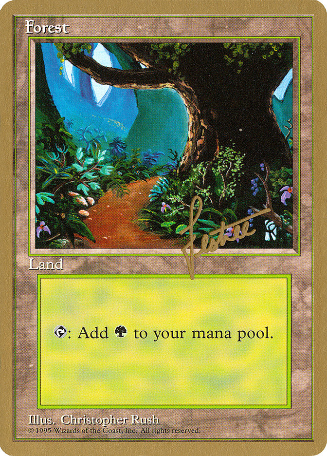 Forest (bl376) (Bertrand Lestree) [Pro Tour Collector Set] | Fandemonia Ltd