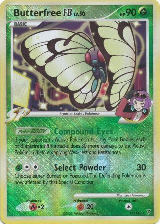 Butterfree FB LV.50 (17/147) (League Promo) [Platinum: Supreme Victors] | Fandemonia Ltd