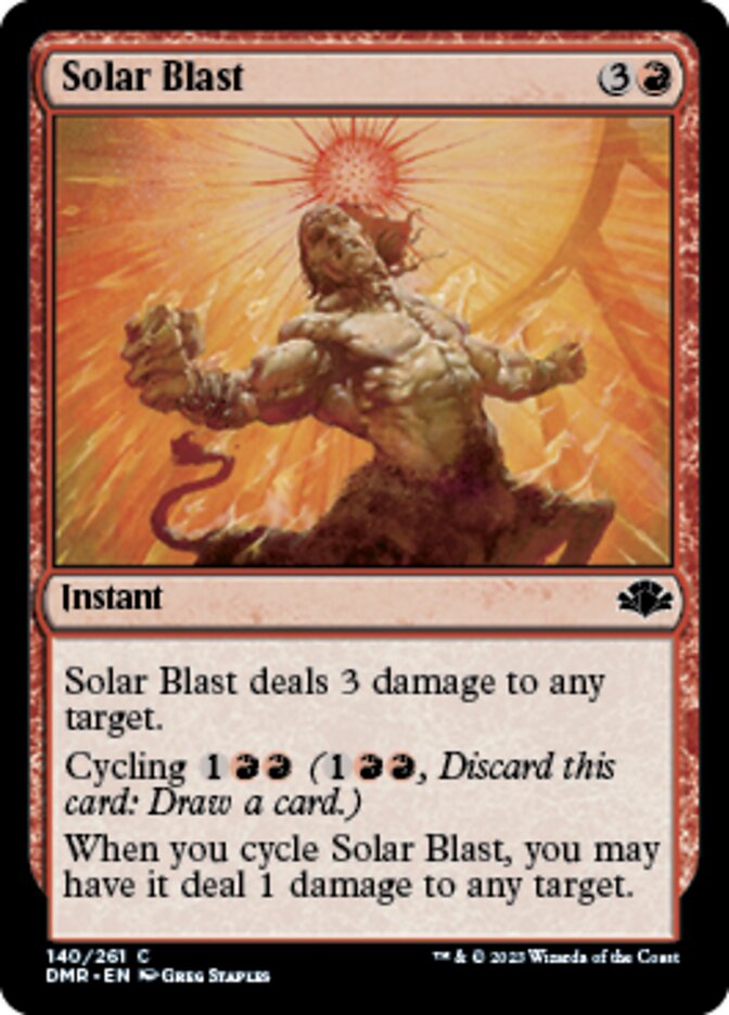 Solar Blast [Dominaria Remastered] | Fandemonia Ltd