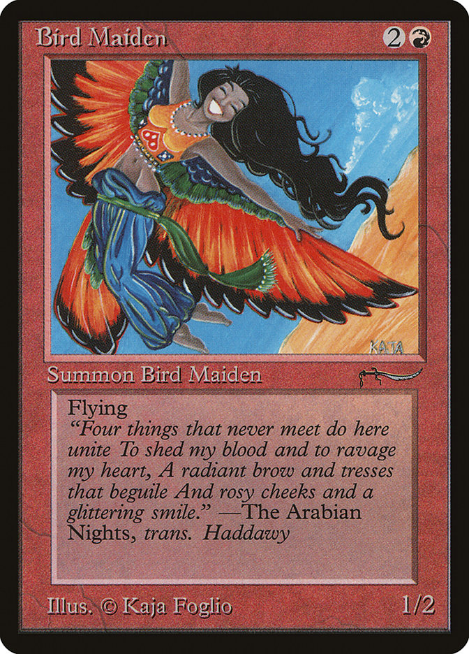 Bird Maiden (Light Mana Cost) [Arabian Nights] | Fandemonia Ltd