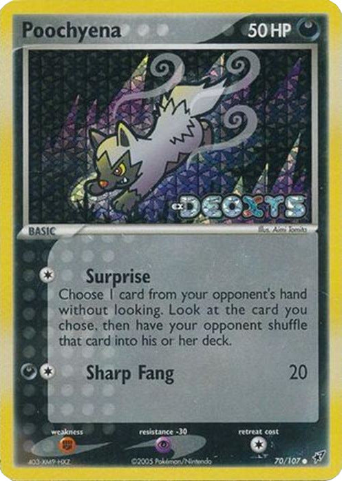 Poochyena (70/107) (Stamped) [EX: Deoxys] | Fandemonia Ltd