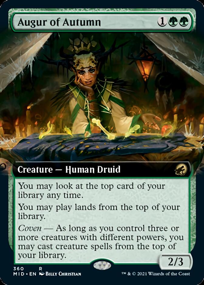 Augur of Autumn (Extended) [Innistrad: Midnight Hunt] | Fandemonia Ltd