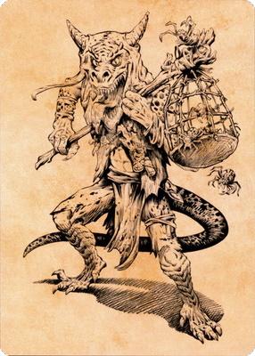 Taunting Kobold Art Card [Commander Legends: Battle for Baldur's Gate Art Series] | Fandemonia Ltd