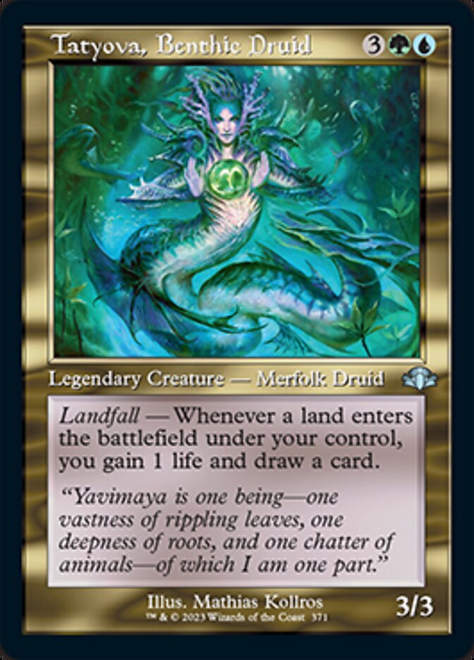 Tatyova, Benthic Druid (Retro) [Dominaria Remastered] | Fandemonia Ltd