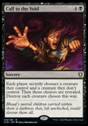 Call to the Void [Commander Legends: Battle for Baldur's Gate] | Fandemonia Ltd
