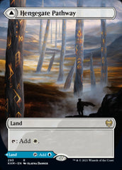 Hengegate Pathway // Mistgate Pathway (Borderless Alternate Art) [Kaldheim] | Fandemonia Ltd