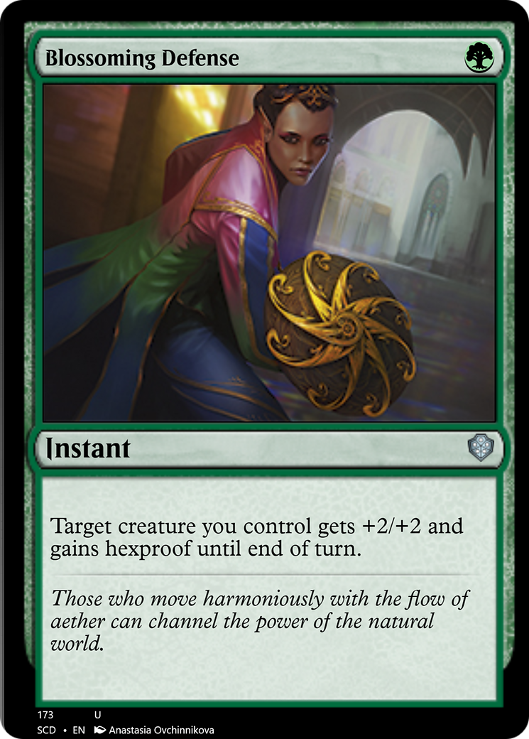 Blossoming Defense [Starter Commander Decks] | Fandemonia Ltd