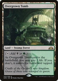 Overgrown Tomb [Promo Pack: Throne of Eldraine] | Fandemonia Ltd