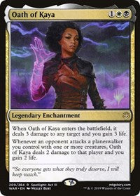 Oath of Kaya [Promo Pack: Throne of Eldraine] | Fandemonia Ltd