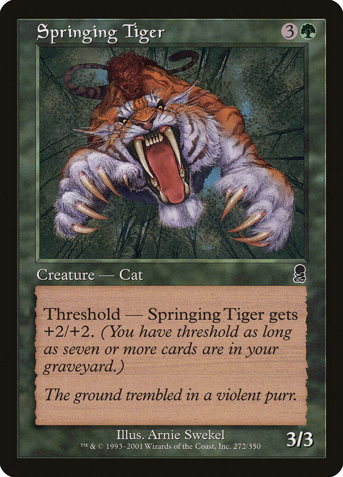 Springing Tiger [Odyssey] | Fandemonia Ltd