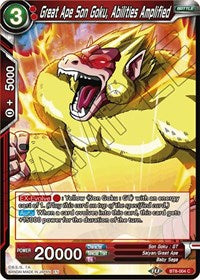 Great Ape Son Goku, Abilities Amplified [BT8-004] | Fandemonia Ltd