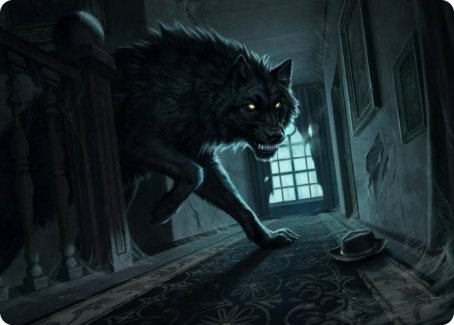 Primal Adversary Art Card [Innistrad: Midnight Hunt Art Series] | Fandemonia Ltd