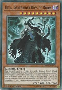 Hela, Generaider Boss of Doom [MYFI-EN032] Super Rare | Fandemonia Ltd