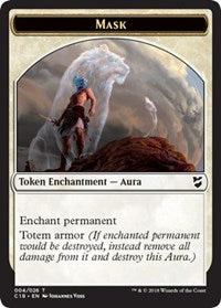 Mask // Soldier Double-sided Token [Commander 2018 Tokens] | Fandemonia Ltd