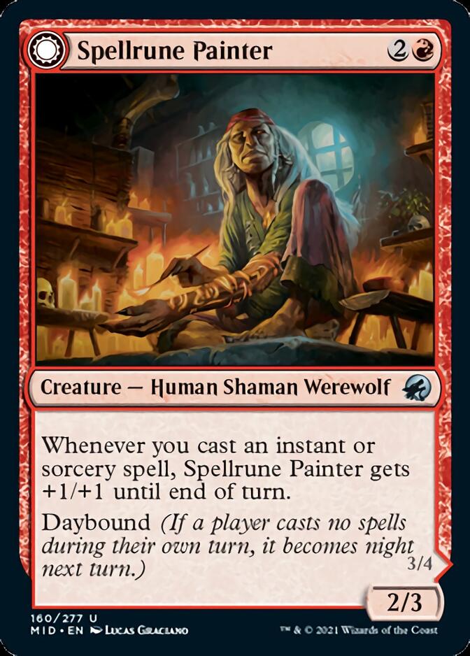 Spellrune Painter // Spellrune Howler [Innistrad: Midnight Hunt] | Fandemonia Ltd