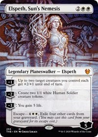 Elspeth, Sun's Nemesis (Borderless) [Theros Beyond Death] | Fandemonia Ltd