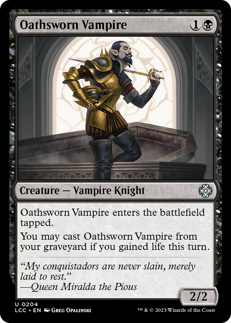 Oathsworn Vampire [The Lost Caverns of Ixalan Commander] | Fandemonia Ltd