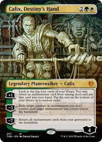 Calix, Destiny's Hand (Borderless) [Theros Beyond Death] | Fandemonia Ltd