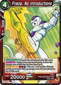 Frieza, No Introductions [BT9-003] | Fandemonia Ltd