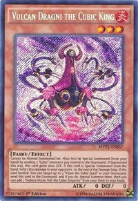 Vulcan Dragni the Cubic King [MVP1-ENS37] Secret Rare | Fandemonia Ltd