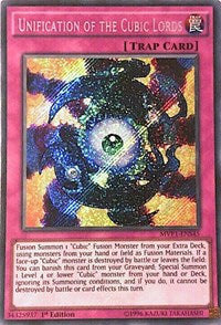 Unification of the Cubic Lords [MVP1-ENS45] Secret Rare | Fandemonia Ltd