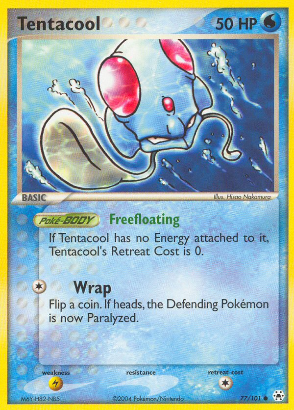 Tentacool (77/101) [EX: Hidden Legends] | Fandemonia Ltd