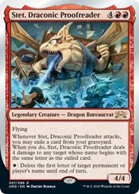 Stet, Draconic Proofreader [Unsanctioned] | Fandemonia Ltd