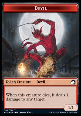 Devil Token [Innistrad: Midnight Hunt Tokens] | Fandemonia Ltd