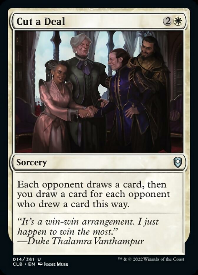 Cut a Deal [Commander Legends: Battle for Baldur's Gate] | Fandemonia Ltd