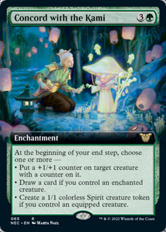 Concord with the Kami (Extended) [Kamigawa: Neon Dynasty Commander] | Fandemonia Ltd