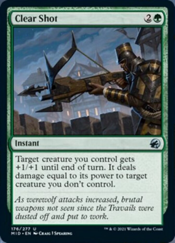 Clear Shot [Innistrad: Midnight Hunt] | Fandemonia Ltd
