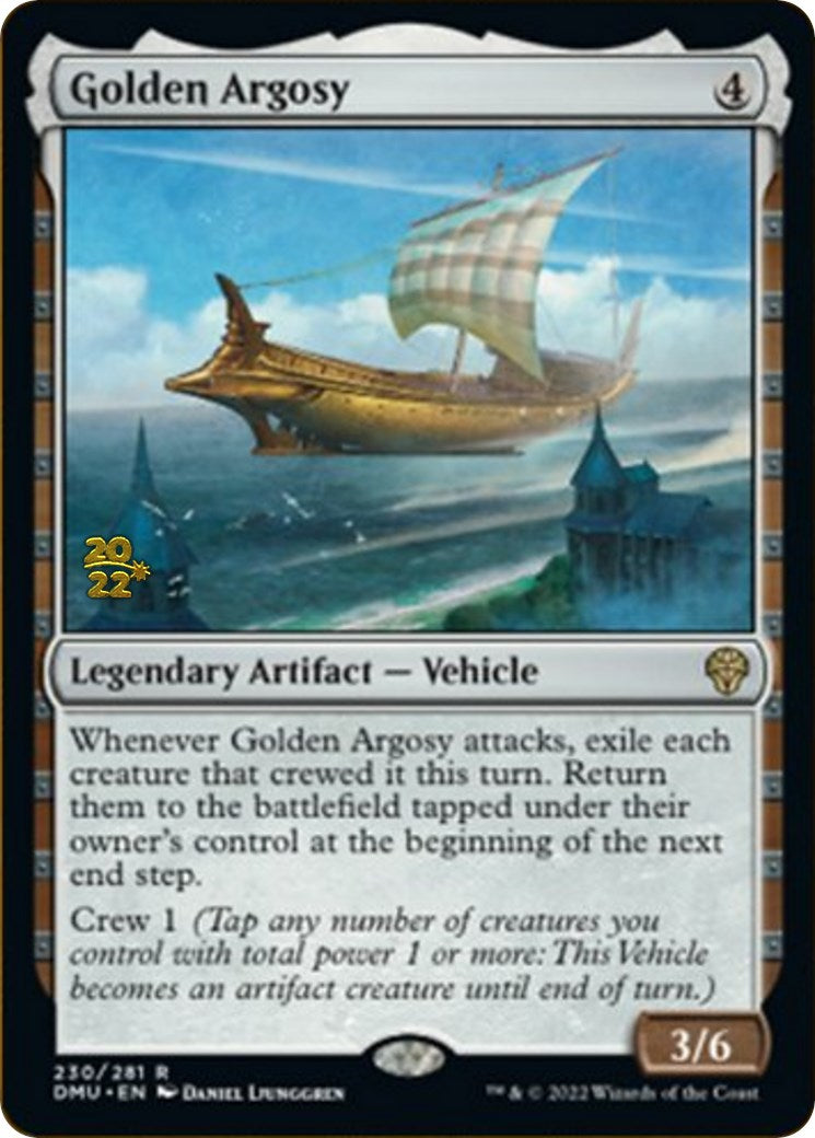 Golden Argosy [Dominaria United Prerelease Promos] | Fandemonia Ltd