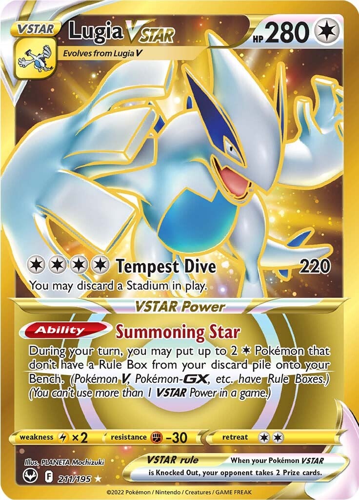 Lugia VSTAR (211/195) [Sword & Shield: Silver Tempest] | Fandemonia Ltd