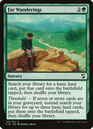 Far Wanderings [Commander 2018] | Fandemonia Ltd