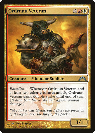 Ordruun Veteran [Gatecrash] | Fandemonia Ltd