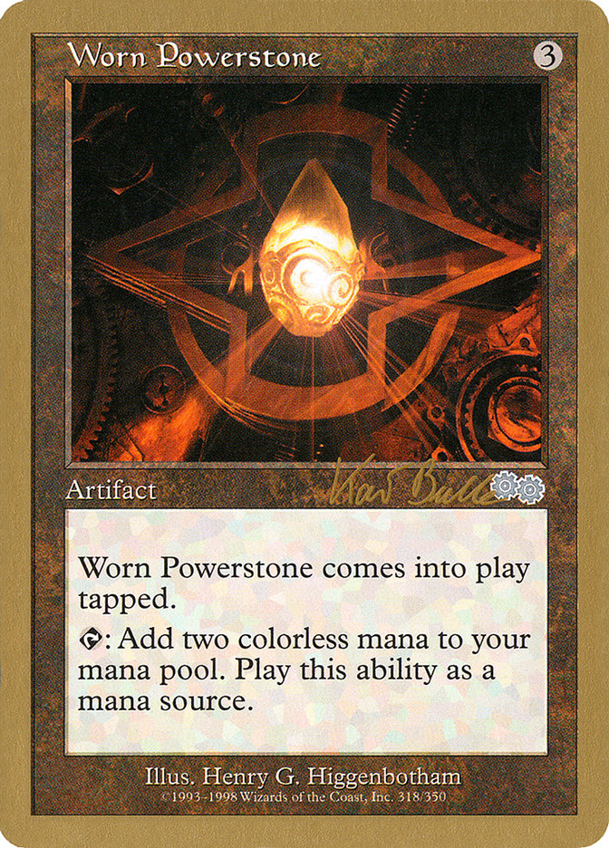 Worn Powerstone (Kai Budde) [World Championship Decks 1999] | Fandemonia Ltd