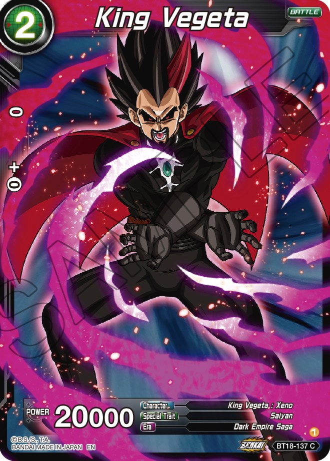 King Vegeta (BT18-137) [Dawn of the Z-Legends] | Fandemonia Ltd