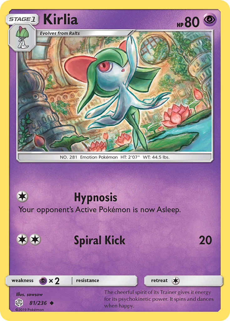 Kirlia (81/236) [Sun & Moon: Cosmic Eclipse] | Fandemonia Ltd