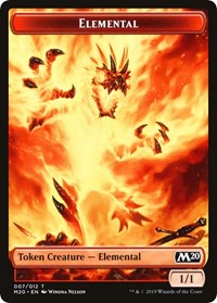 Elemental // Satyr Double-sided Token (Challenger 2020) [Unique and Miscellaneous Promos] | Fandemonia Ltd