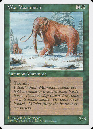 War Mammoth [Fourth Edition] | Fandemonia Ltd