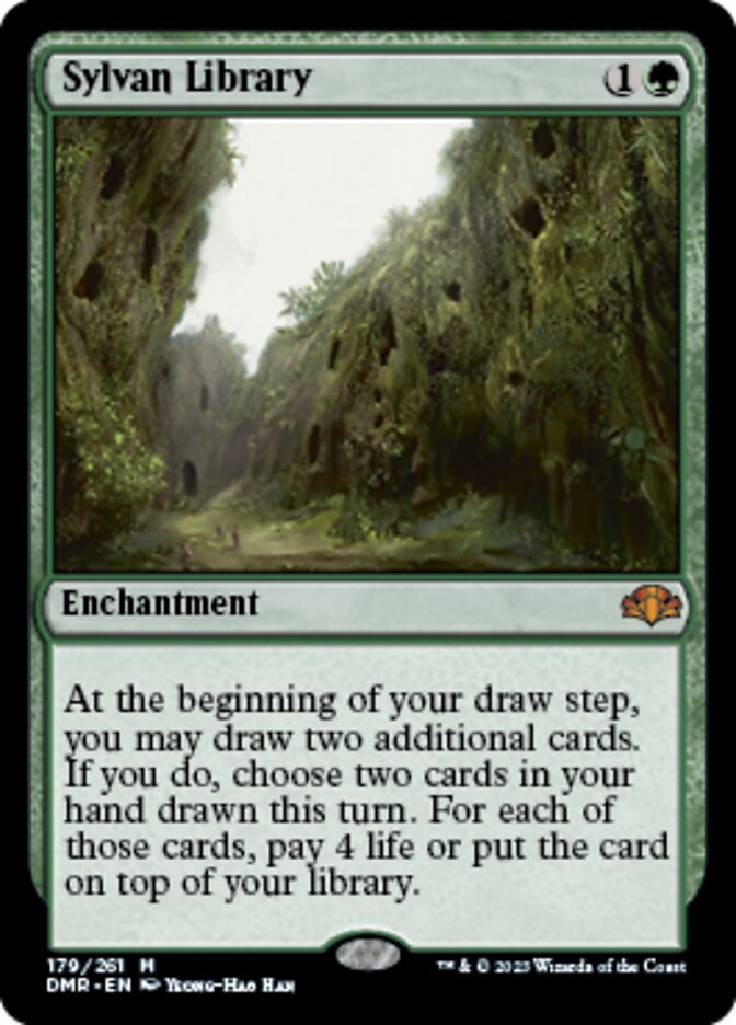 Sylvan Library [Dominaria Remastered] | Fandemonia Ltd